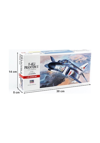 Hasegawa C1 1331 1/72 Ölçek, F-4ej Phantom Iı, Savaş Uçağı Plastik Model Kiti-51467