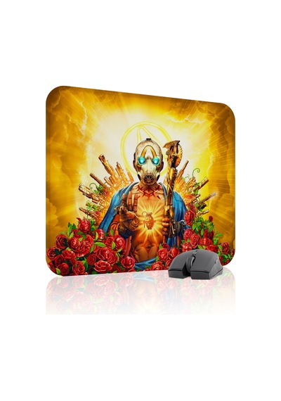 Borderlands Kaymaz Dikişli Kauçuk Oyuncu Mousepad V1 - 48x40 Xl Gaming Mouse Pad Fare Altlığı