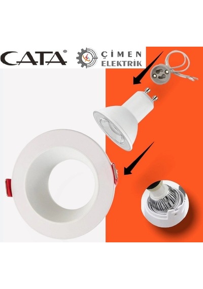 Cata Ct 5040 Beyaz Spot Kasası çok renkli