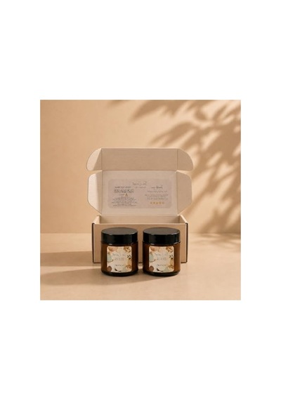Kokulu Soya Mum Seti, Amber Kavanozda Sandalağacı Ve Okyanus Aromalı 2.8 L