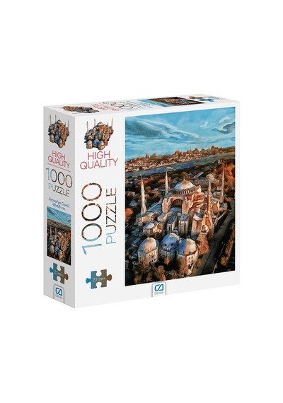 Ca7038 1000 Parça Ayasofya Camii Puzzle 2.1 Mm 48x68 Cm