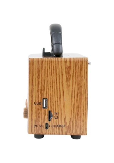 Nostaljik Radyo Şarjlı Bluetooth Hoparlör Taşınabilir Sd Kart Usb Girişli Mini Speaker
