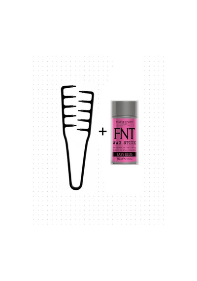 Fontenay Hair Wax Stick 75gr - Saç Sabitleyici Baby Kıds + Mucizevi Tarak 2'li Set