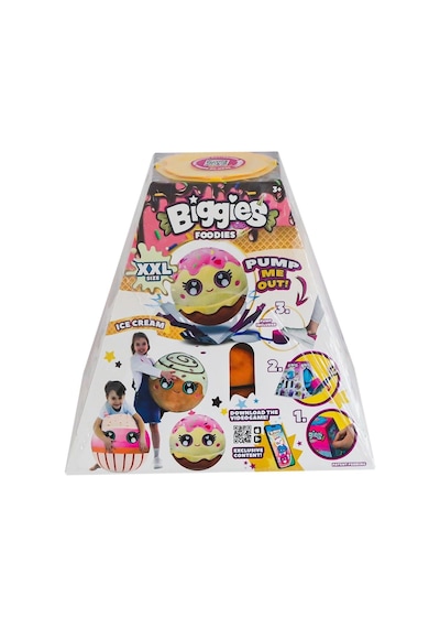 72608 Peluş Biggies Foodies Cinammon Roll Size Xxl Kahverengi