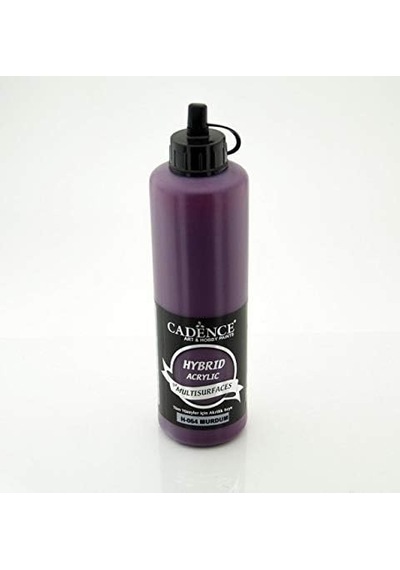 Cadence Hybrid Multisurface Akrilik Boya 500 Ml. H-064 Mürdüm Diğer