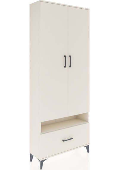 Arges Dolap 3 Raflı Tek Çekmeceli Tek Askılı 88x30x221 Aytaşı... Aytaşı Arges Dolap 3 Raflı Tek Çekmeceli Tek Askılı 88x30x221 Aytaşı... Aytaşı