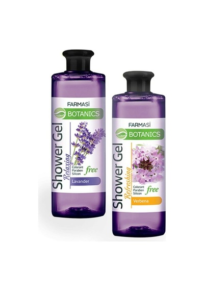 Farmasi Botanics Lavanta Özlü Duş Jeli 500 ML + Mine Çiçeği Duş Jeli 500 ML