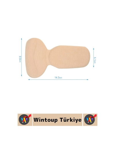 Kendinden Yapışkanlı Konforlu Esnek Kaydırmaz Taban Destekli Ayak Topuk Vurma Önleyici Ped 2 Adet