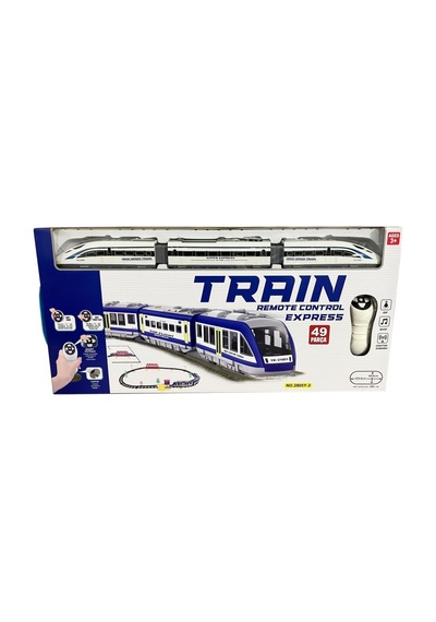 Welcomein Oyuncak Uzaktan Kumandalı 49 Parça Işıklı 265 Cm Hızlı Tren Set