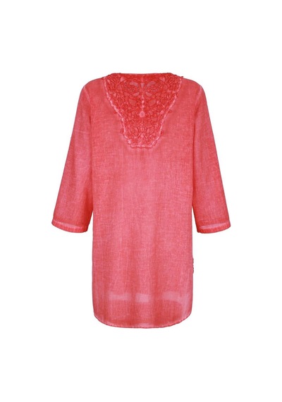 Bulalgiy Kadın Narçiçeği Dantelli Tunik - Bga710272-narçiçeği
