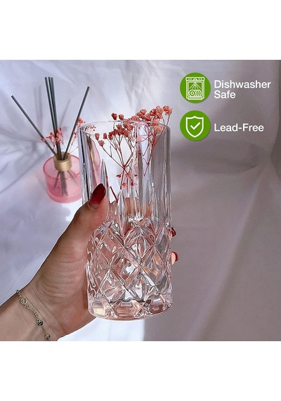 İçme Bardakları, 8 Parça Kristal Cam Bardaklar, Karışık Züccaciye Seti, 4 Adet Kristal Eski Moda 325 Ml Highball Diğer