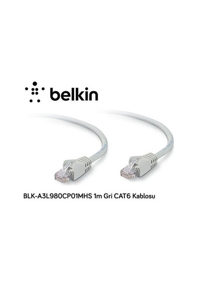 Belkin 1M Gri Cat6 Kablosu