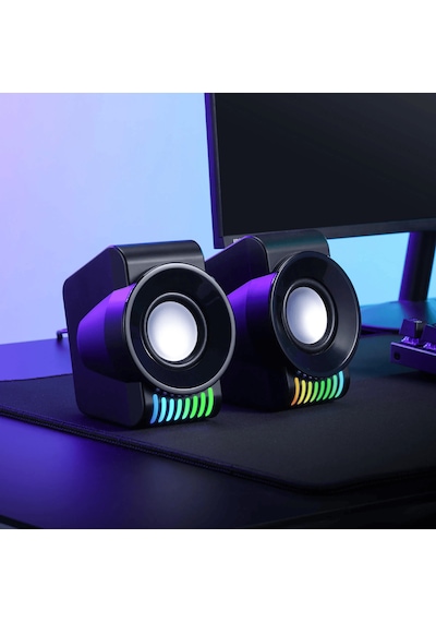 Redragon Kage Gs514 Rgb 3w X 2 Kablolu 2.0 Stereo Gaming Hoparlör