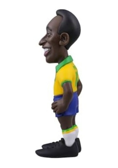 Mınıx Pele Brezilya 1. Kit 12 Cm Figür - Koleksiyonluk Pele Figürü Spor Futbol Simge Serisi Hayranlar İçin