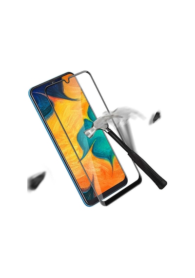 Nourthkiingdom Realme C15 Uyumlu Kenarları Kırılmaya Dayanıklı Cam Ekran Koruyucu