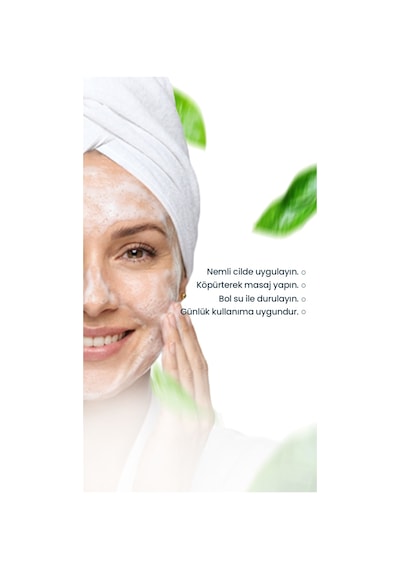 Canlandırıcı Bitki Özlü Doğal İçerikli E Vitamini Panthenol Gleserin Vegan Yüz Temizleme Köpüğü 200 Ml