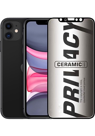 Pp Apple Uyumlu iPhone 11 Hayalet Ekran Koruyucu Mat Seramik Hayalet Gizli