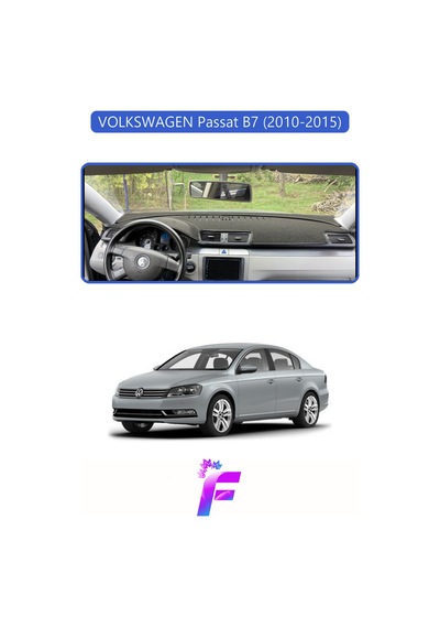 Volkswagen Passat B7 2010-2015 Uyumlu Torpido Örtüsü Yansıma Önleyici Hızlı Montaj K95