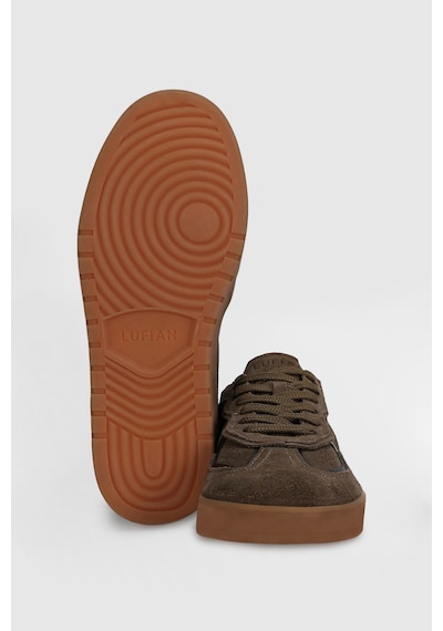Lufian Alex Erkek Deri Sneaker Ayakkabı Kum Kum 112230233100580 Kum