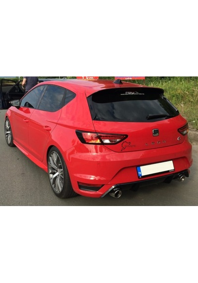 Seat Leon Mk3 Spoiler Çıtası / Arka Cam Çıtası Piano Black Boyalı