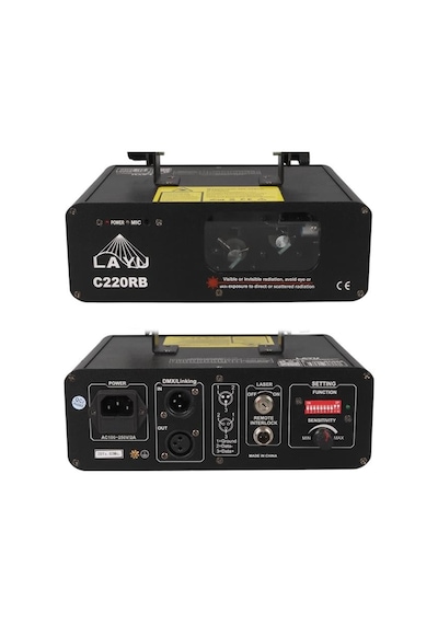 Layu C220rb Kırmızı-mavi Çift Renk Beam Efekt Sahne Disko Lazer Işık