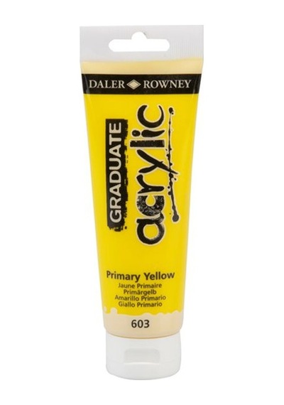 Daler Rowney Graduate Akrilik Boya 120Ml Primary Yellow 603