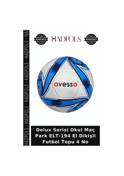 Delux Serisi Okul Maç Park Elt-194 El Dikişli Futbol Topu 4 No Çok Renkli