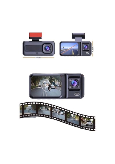 Araç Kamerası 2 İnç Ekran 1080p Full Hd Hafıza Kart Destekli