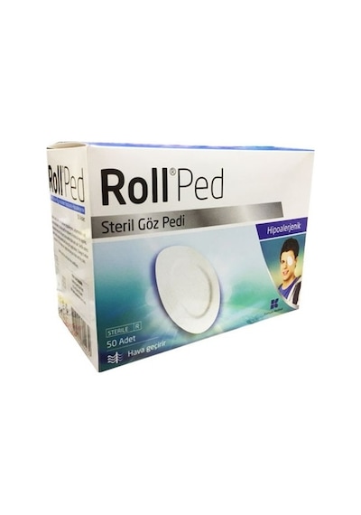 Roll Ped Steril Göz Pedi 50 Adet