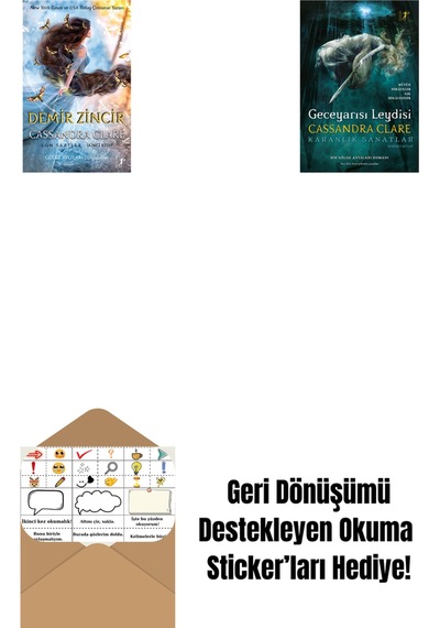 Demir Zincir Ciltli + Geceyarısı Leydisi Ciltli + Okuma Sticker'ları