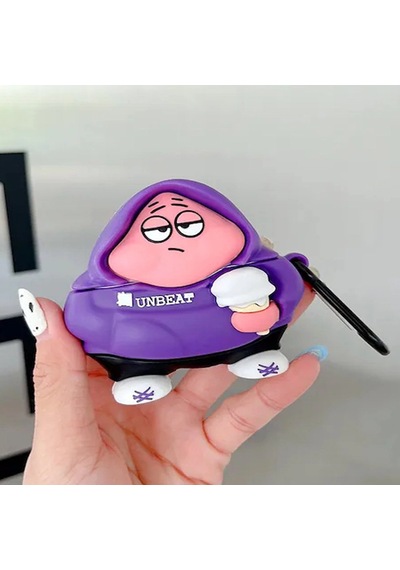 Caseonn Apple Uyumlu AirPods Pro Kılıf Karakter Figürlü Ptrick Star
