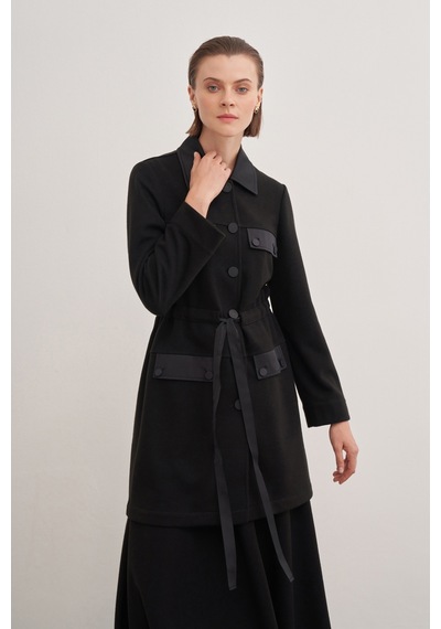 Aker 24aw18179111 Küçük Beden Kap Siyah