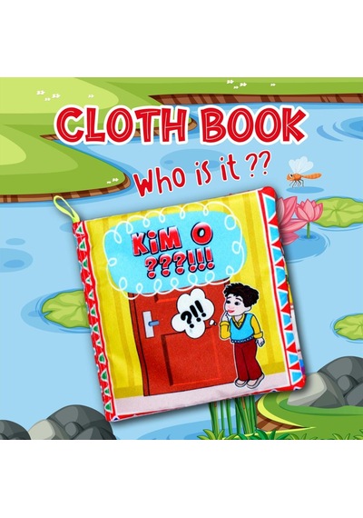Tox Kim O Kumaş Sessiz Kitap T096 - Bez Kitap , Eğitici Oyuncak , Yumuşak Ve Hışırtılı