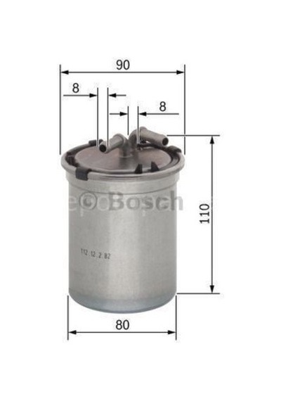Seat Ibiza 1.4 Tdı 08.2008 - 06.2010 Bosch Mazot Filtresi Filitre