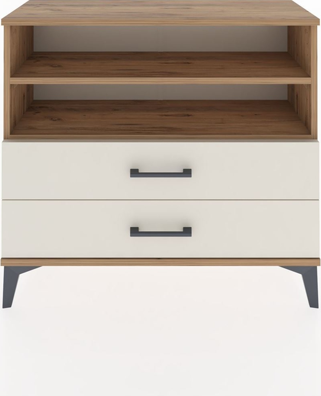 Arges Şifonyer 2 Raflı 2 Çekmeceli 88x30x80 Çam-aytaşı Atlas Çam