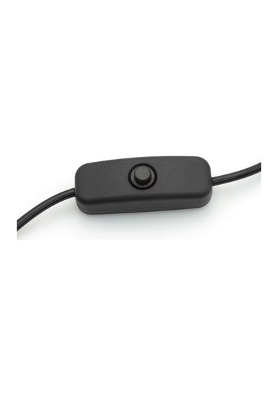 2 Amper Swich Li Usb Erkek Kablo 1 Metre Anahtarlı Açık Uçlu Siyah Usb Kablo