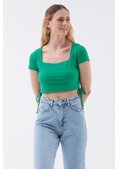 LOFT Regular Fit Kadın Tshirt K.kol Lf2031631 Q1.v1 Yeşil