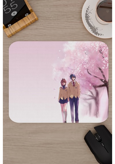 Clannad After Story Anime V5 - 22x18 Gaming Kauçuk Kaymaz Taban Mouse Pad Fare Altlığı