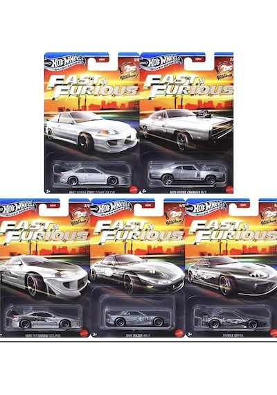 Hot Wheels Siver Series Fast&furious 5'li Set Hnr88 - 979Q
