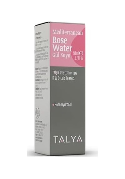 %100 Saf Gül Suyu 50 Ml Hassas Ciltler İçin Avantaj, Yüz Toniği Ve Nemlendirici Krem 0.3 ML