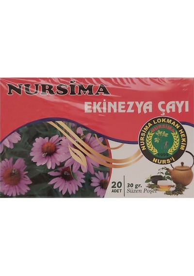 Nursima Ekinezya Bitki Çayı Süzen Poşet 20 x 1.5 G