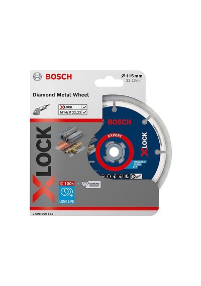 Bosch Elmas Disk Metal 115 Mm X-lock - 2608900532