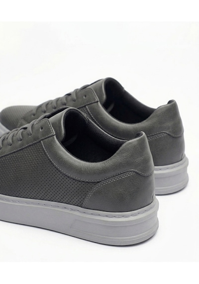 Growish Gd0122 Hakiki Deri Yüksek Eva Taban Uzun Süre Ayakta Kalmaya Uygun Antrasit Renk Spor Klasik Sneaker Ayakkabı Growish Gd0122 Hakiki Deri Yüksek Eva Taban Uzun Süre Ayakta Kalmaya Uygun Antrasit Renk Spor Klasik Sneaker Ayakkabı