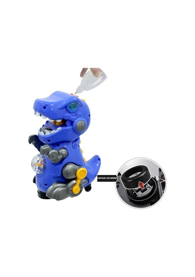Birlik Pilli Işıklı Duman Püskürten Robot Trex