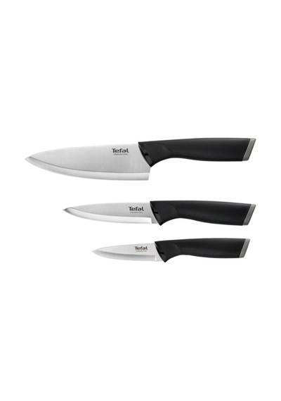 Tefal Comfort 3'lü Bıçak Seti Siyah