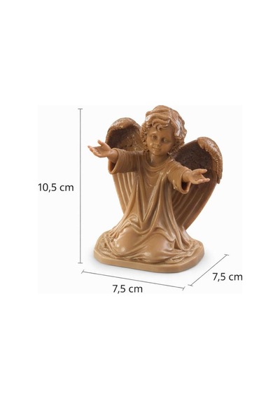 Melek Figürlü Dekoratif Biblo 10,5 Cm Mini Şık Ev & Vitrin Süsü Anlamlı Hediye