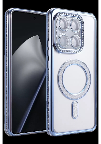 Xiaomi Mi 15t Pro Joke Simli Magneticsafe Kılıf - Mavi