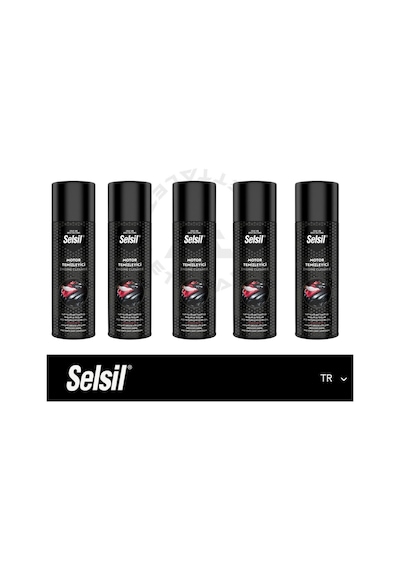 Selsil Motor Temizleme Spreyi 500 Ml 5 Adet 1 adet