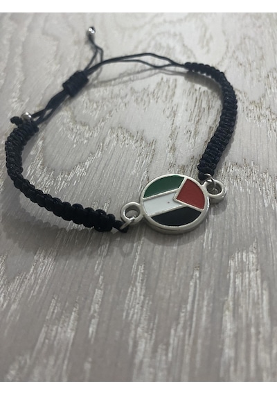 Filistin Kudüs Palestine Metal Bileklik Bileğe Göre Ayarlan Çok Renkli