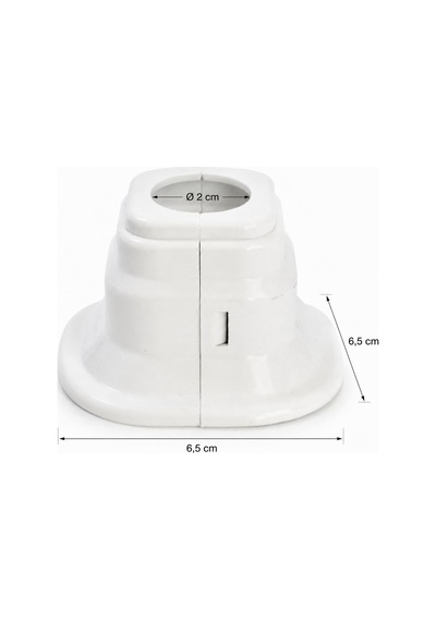 Beyaz Kare Plastik Havlupan Radyatör 2 Cm Boru Gizleme Kapama Aparatı 6,5 Cm Diğer